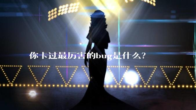 你卡过最厉害的bug是什么？
